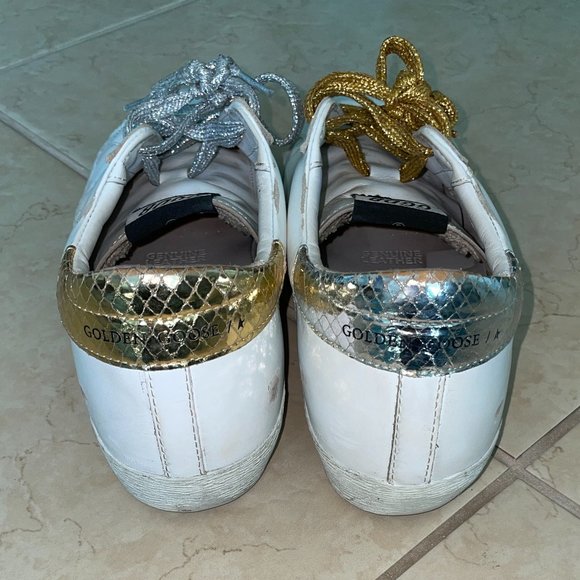 Golden Goose Mix Match Sneakers Women Size 10 - Picture 3 of 12